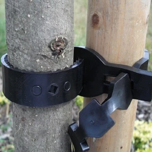 10 X Heavy Duty Super Softee Tree Ties PVC Strong Tree Support 30CM X 1.25CM - Foto 1 di 1