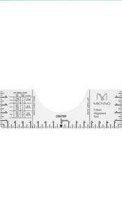 Mienno Tshirt Ruler, T-Shirt Alignment Tool, Tshirt Ruler Guide for Vinyl,... - Picture 1 of 4
