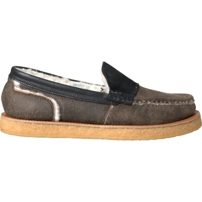 DOLCE & GABBANA Zapatos Marrón Negro Piel Cuero Mocasines Hombres EU40.5 / US7.5 1000usd Foto 1 de 4