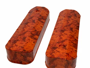 Cubiertas de válvula de francotirador Big Block Chevy 890002B abrazador llamas naranjas - Imagen 1 de 4