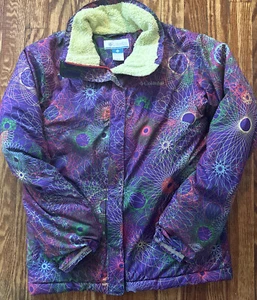 Columbia Omni-Tech Insulated Winter Coat Youth Girls size 14/16 adjustable - Picture 1 of 5