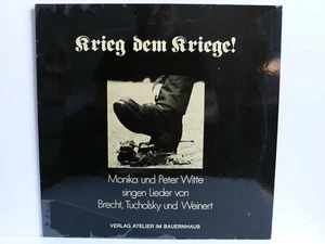 Monika und Peter Witte – LP – Krieg dem Kriege! - Imagen 1 de 2
