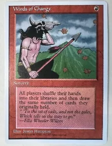 Magic the Gathering Winds of Change aus der 4. Auflage, selten, neuwertig - Bild 1 von 2