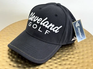 NEW Cleveland Golf Srixon Tour Combo Cap Hat Black Embroidered Adjustable - Picture 1 of 7
