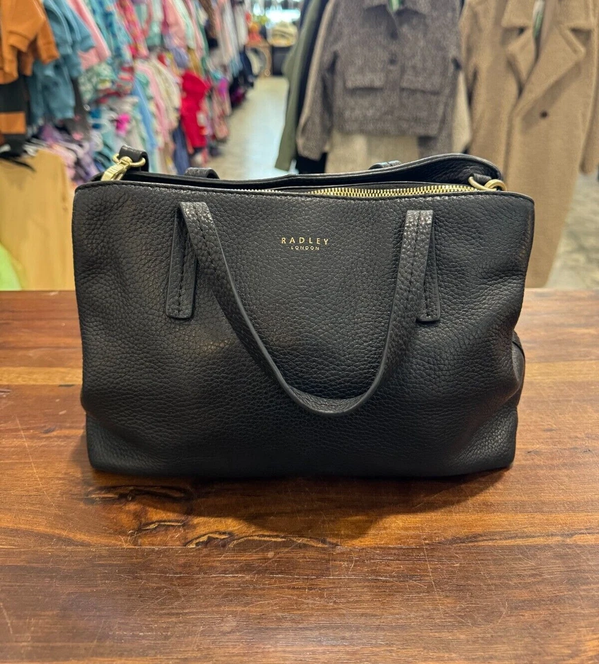Radley Dukes Place Black Medium Open-Top Multiway Bag (BAG556) (Faulty) - image 1 of 4