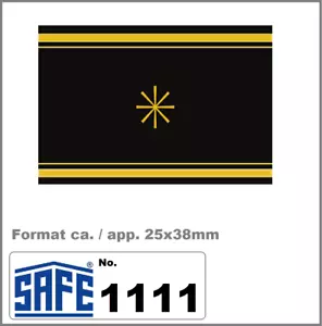 Postfrisch-*-Philatelistische-Symbole-Signetten-Aufkleber-SAFE-1111 ca. 25x38mm - Picture 1 of 6