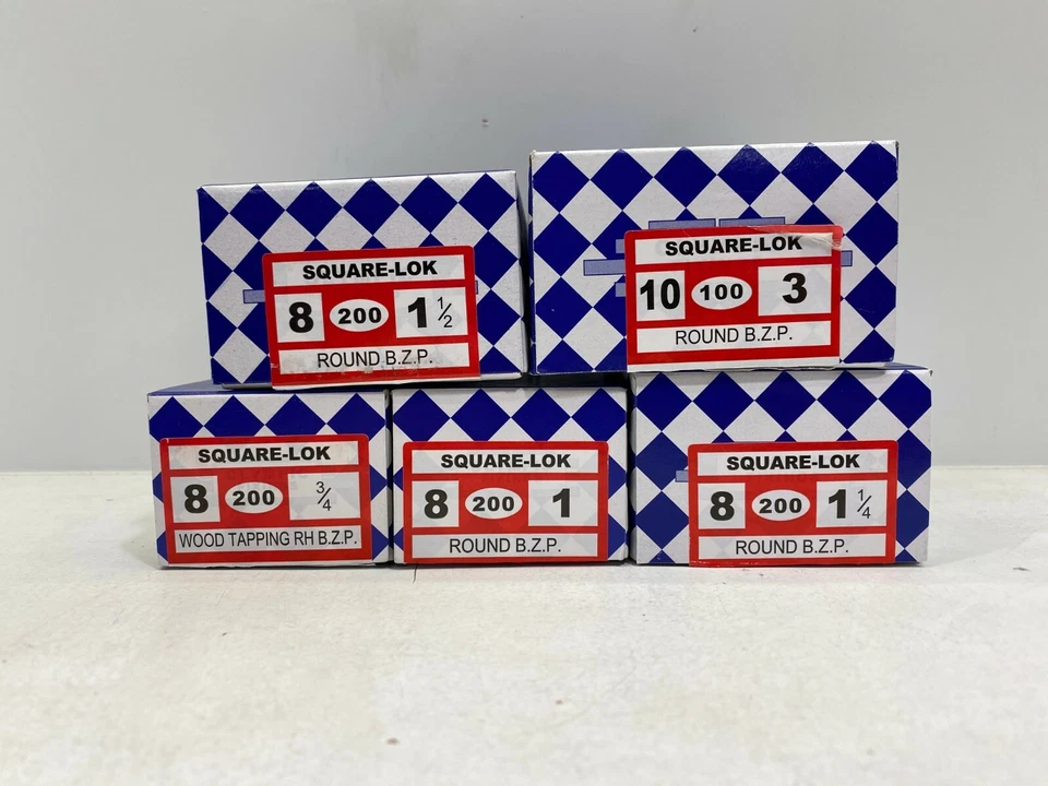 OLYMPIC FIXINGS FIXATIONS OLYMPIQUES VIS À LOCOMOTIVE CARRÉE À TÊTE RONDE 3/4, 1, 1 1/4, 1 1/2, 3"