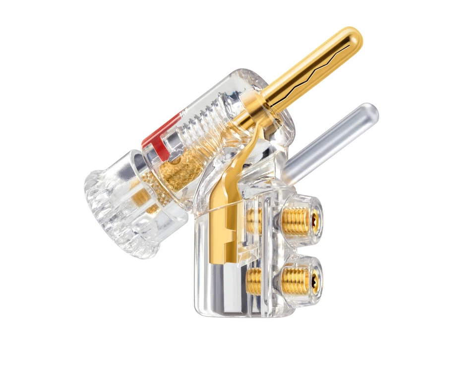 4 x WBT-0610 Cu nextgen Banana Plug chapado en oro + TORX Banana chapado en oro 0610Cu