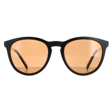 Serengeti Lunettes de Soleil Brawley SS556002 Noir Mat Saturne Polarisé Marron