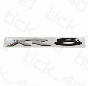 BA BF FG Ford Falcon XR8 Chrome Black Badge Side Skirt or Rear Door Emblem - Picture 1 of 4