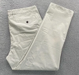 $65 New Lands' End Men's Straight Fit Stretch Chino Pants Putty 40x30 - Picture 1 of 10