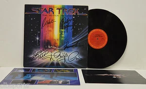 LP firmado por Star Trek Leonard Nimoy automático WILLIAM SHATNER Takei Koenig Nichols KIRK - Imagen 1 de 7