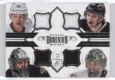 2013-14 Dominion Quad Jerseys /50 Antoine Roussel Cristopher Nilstorp Rookie RC