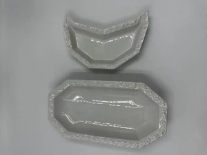 Rosenthal - Maria Weiß Platte ca 25 cm x 13 cm und Nierenschale ca 18 cm x 8 cm - Bild 1 von 5