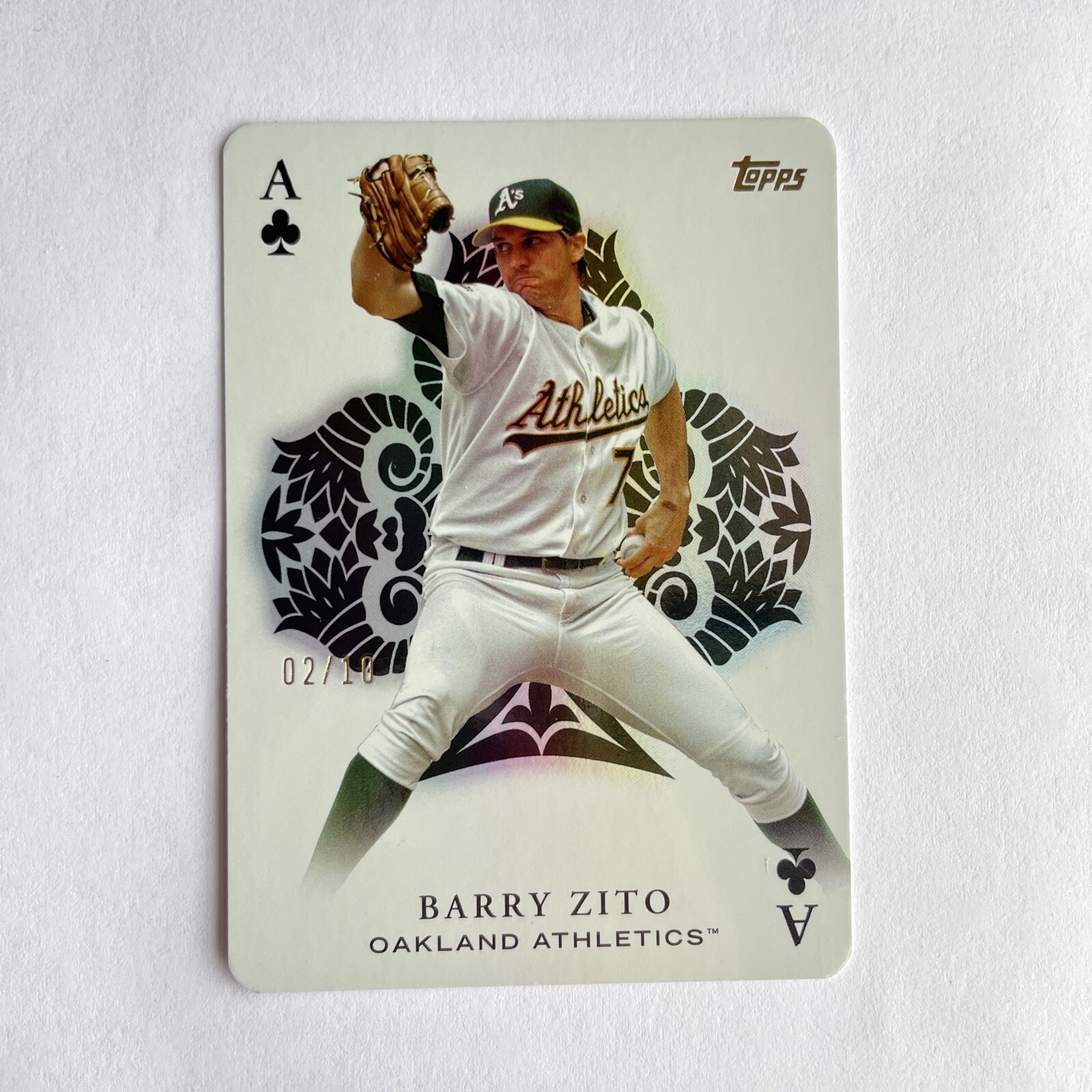 Barry Zito AA-71 Red /10 All Aces 2023 Topps Update Series Oakland Athletics