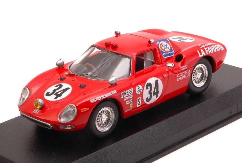 Best Model FERRARI 250 LM N 34 WINN.CL.24 H DAYTONA 1968 GUNN-ORTEGA-MERELLO 1:4 - Image 1 of 1