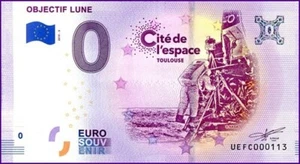 OBJECTIF LUNE / BILLET 0 € / NULL EURO-SCHEIN / UEFC 2019-3 - Picture 1 of 1