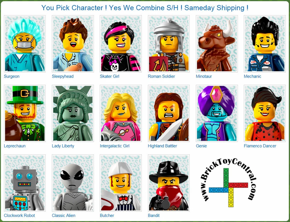 LEGO® 8827 Minifigura Serie 6 TÚ ELIGES personaje envío el mismo día Foto 1 de 1