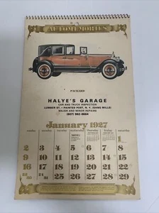Halye’s Garage 1927 Vintage Advertising Calendar - Painted Post, N.Y. - Picture 1 of 10