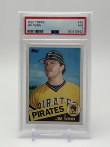 Jim Winn Pittsburg Pirates 1985 Topps #79 PSA 7 - Bild 1 von 2
