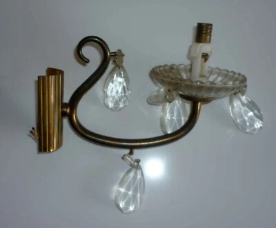 Ancienne Applique Murale  à Pampilles Louis XV - Photo 1/4