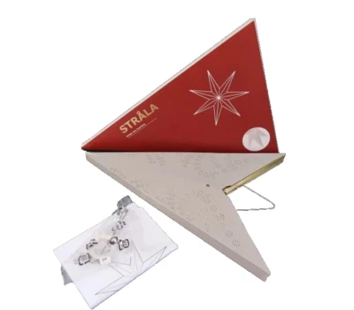 Ikea STRALA Star Hanging Light Shade Grey 28" Pendant Lamp New in Package - Image 1 of 4