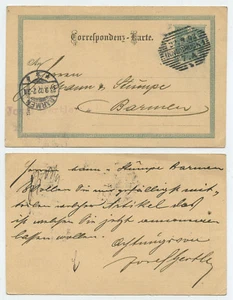 53112 - Ganzsache - Postkarte - Innsbruck 22.9.1902 nach Barmen - Bild 1 von 1