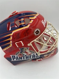 Florida Panthers Team signierte volle Größe Goalie Maske - Bild 1 von 9