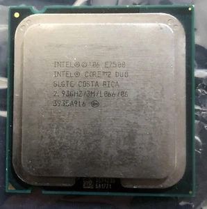 SLGTE Intel Core 2 Duo E7500 2.933Ghz Socket 775 Desktop CPU Processor - Picture 1 of 2