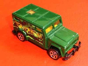 HOT WHEELS - PANZER Fahrzeug Jeep KASTENWAGEN GELDTRANSPORTER CHINA - Picture 1 of 1