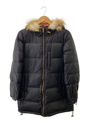 Chaqueta de plumón larga Paul Smith, talla 42, nailon, negra, color liso Foto 1 de 4