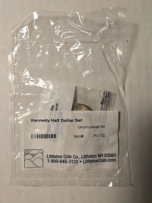  2012 P&D John F. Kennedy Half Dollar 2 Coins  Uncirculated Littleton Coin Co. - Image 1 of 4