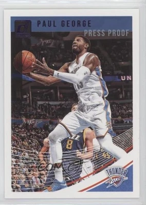 2018-19 Panini Donruss Press Proof Purple /199 Paul George #117 - Image 1 of 2
