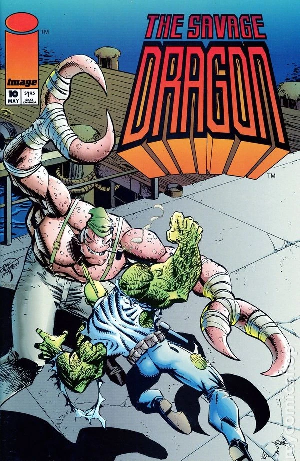 Savage Dragon #10A Larsen VF 1994 Stock Image - Image 1 of 1