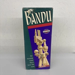 BANDU 100% COMPLETE Stacking Game Counted Milton Bradley 1991 Bausack * - Bild 1 von 2