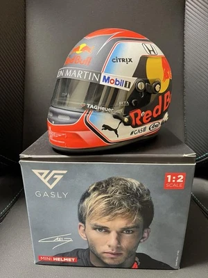 Honda 1/2 scale Helmet F1 Pierre Gasly 2019 Red Bull ASTON Martin Used - Image 1 of 4