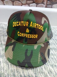 Decatur Illinois AirTool & Compressor Camo Snapback Hat - Picture 1 of 8