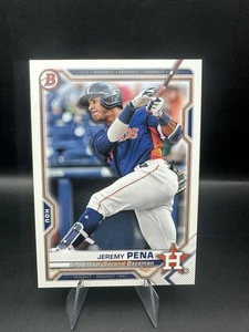 2021 Bowman #BP-11 Jeremy Pena Prospects Houston Astros - Picture 1 of 2
