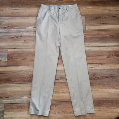 Pantalones chinos Brooks Brothers Clark ajuste recto Advantage para hombre 32x34 caqui NUEVO Foto 1 de 4