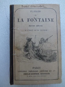 Altes Buch - FABLES DE LA FONTAINE - Vorausgabe 1913/14 - Paris - KB5 - Picture 1 of 13