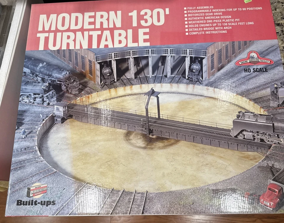 Ho Walthers Cornerstone Modern 130' Turntable 933-2829. NIB - Image 1 of 4
