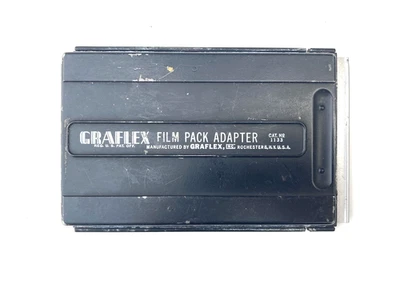 Graflex Graphic 4x3 Film Pack Adapter 1133, Complete w/ Dark Slide - Image 1 of 4