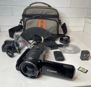 Canon VIXIA HF S30 Full HD 1080p AVCHD 32GB Flash Camcorder 10x W/ Extras Tested - Picture 1 of 21