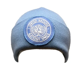 Nations Unies Maintien de la Paix Bonnet - Un Chapeau - Militaire Chaud - Picture 1 of 4