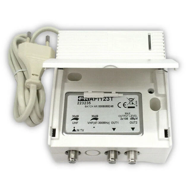 Fracarro 223235 Amplificatore Segnale TV da Interno - Bianco