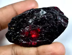 324.40 Ct Natural Red Brown Painite Rough Facet Top Quality Mogok AGL Certified - Picture 1 of 6