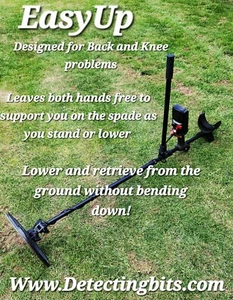 Metal Detecting Handle The "EasyUp" Say goodbye to bending down. - Picture 1 of 5