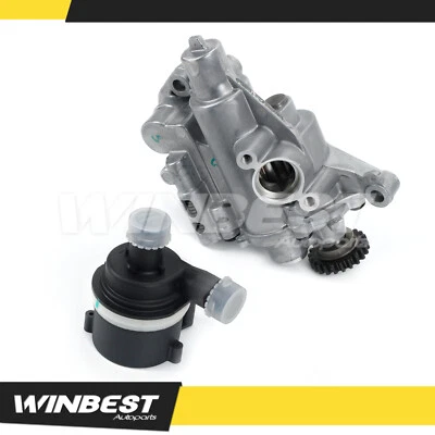 Bomba de aceite bomba de agua compatible con Audi A4 A5 A6 Allroad Q5 2012-2016 2,0 L turboalimentado nuevo Foto 1 de 4