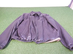 GEBRAUCHTE POLO RALPHLAUREN LEDERJACKE (SCHWARZ) GRÖSSE EXTRA GROSS - Bild 1 von 3