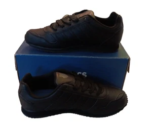 NEW Kids KSwiss New Haven Sneaker Shoes Black Smoked Pearl 5.5 M US Big Kid - Picture 1 of 6